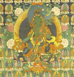 Asian Insights, Green Tara - detail, AAC Newsletter, May 2021
