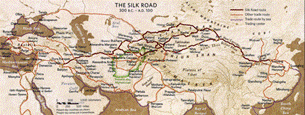 Silk Road Map
