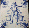 Tile - water carrier 1928.36.4