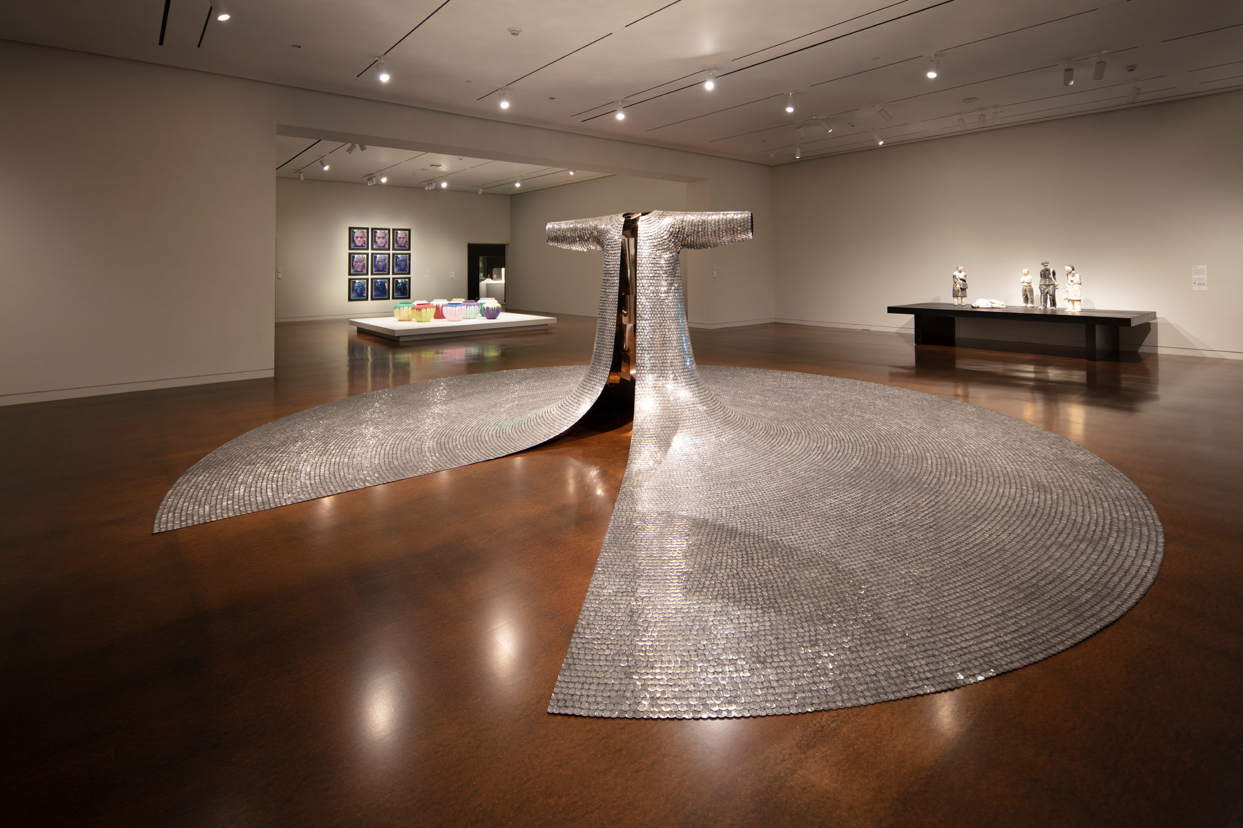 Seattle Asian Art Museum metal sculpture