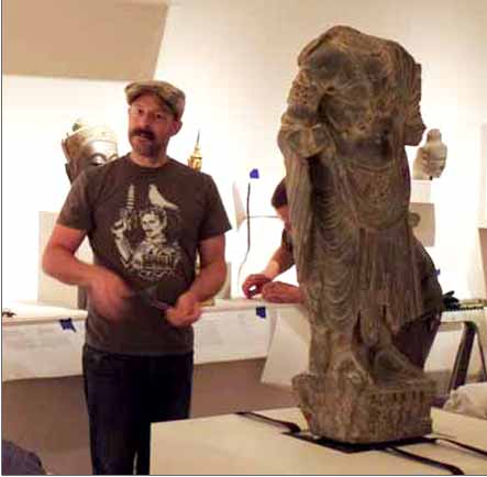James Gielow working in Gallery9